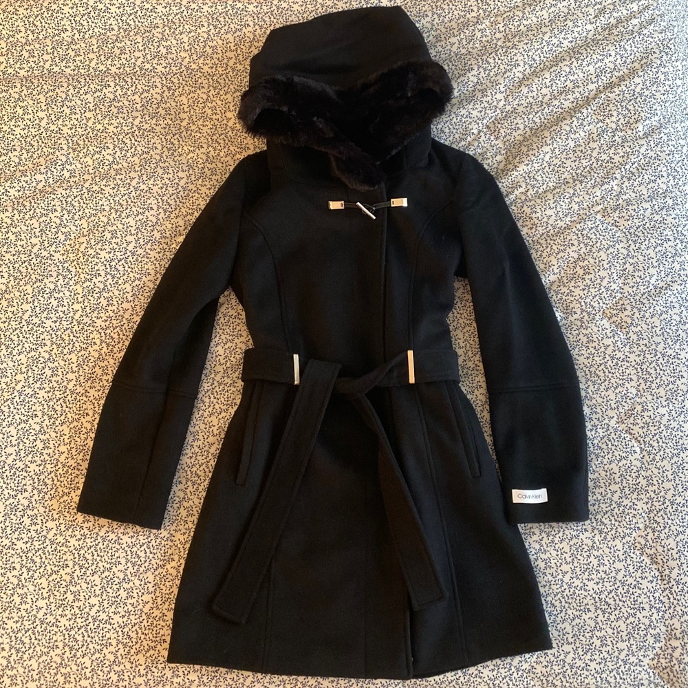 Calvin Klein Black Winter Coat